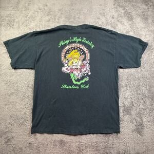 Prissys High Society Vintage Shirt California Weed Shop Merch Mens XL Graphic T